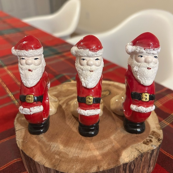 Vintage Santa Napkin Rings Holders Christmas - Picture 2 of 13